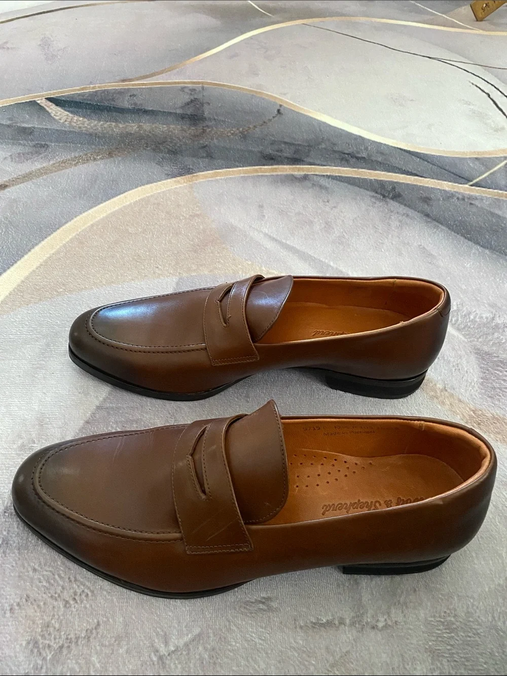 Wolf & Shepherd leather upper loafer men’s size 12.5